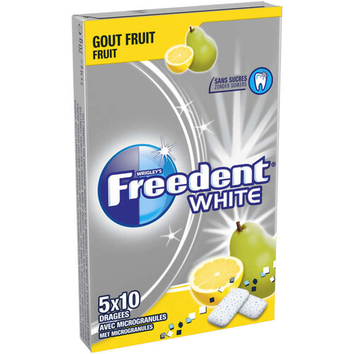 Freedent Chewing-Gum Au Goût De Fruit, Sans Sucres 70G