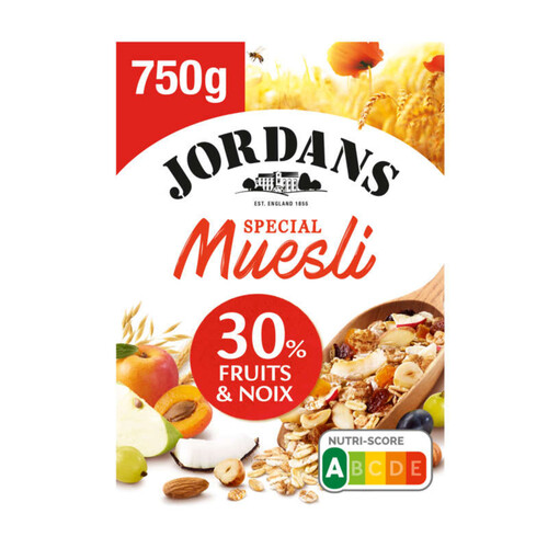 Jordans Special Muesli 30% Fruits & Noix 750G