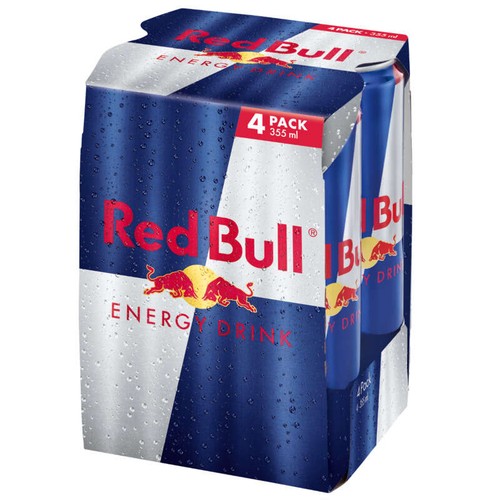 Red Bull Boisson Énergisant Le Pack De 4x35,5cl