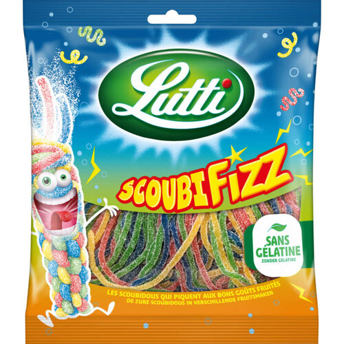 Lutti Bonbons Scoubifizz, Goûts Fruités 180G