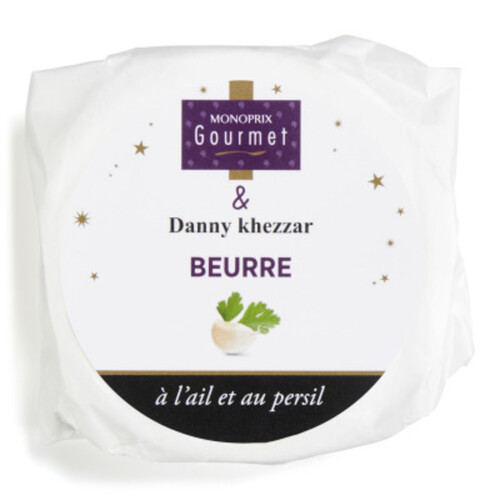 Danny Khezzar & Monoprix Gourmet Beurre Ail et Persil 100g