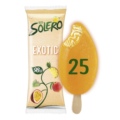 Solero Snack Bâtonnet de Glace Exotic 68g