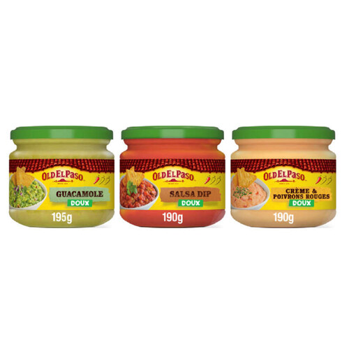 Old El Paso Sauces apéritifs trio dips 575g