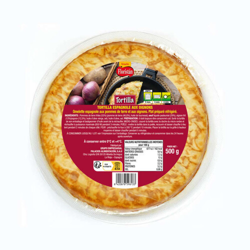 Floristán Tortilla aux oignons 500g