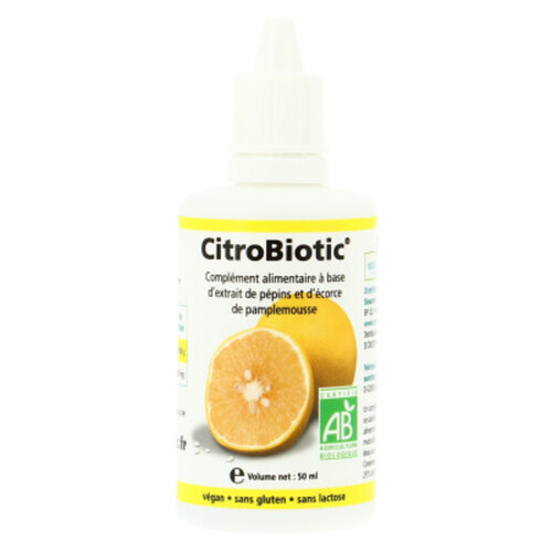 [Par Naturalia] Source Claire Citrobiotic Liquide Pamplemousse Bio 50ml