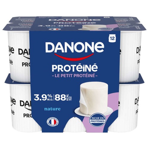 Gervais Petits Suisses Nature 3,9% Mg 12x60g