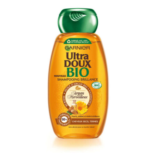 Garnier Ultra Doux Bio Shampooing à l'Huile d'Argan merveilleux 250ml.
