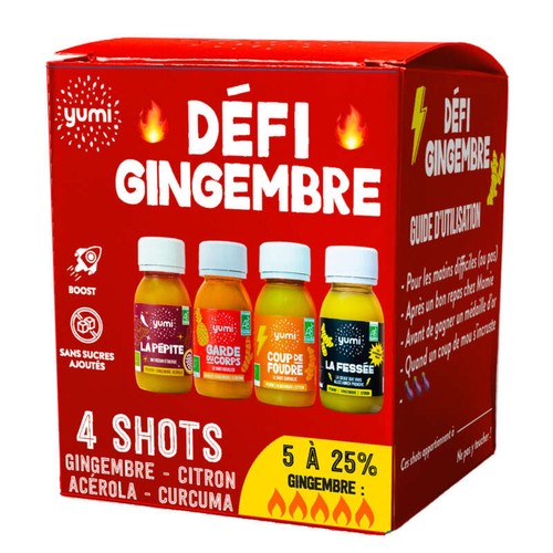 Yumi Shots Gingembre 4x60ml