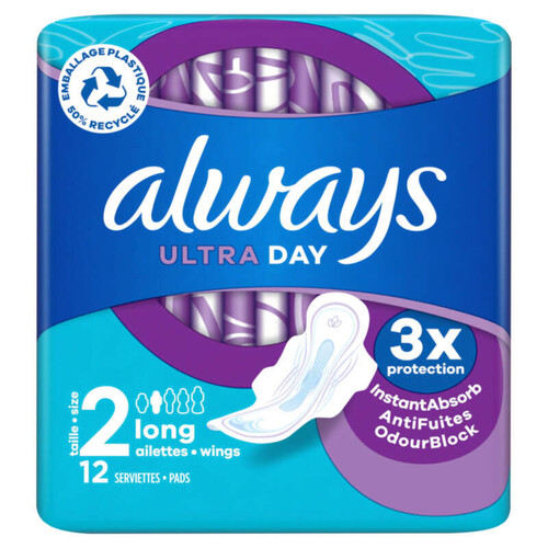 Always Serviette Hygiènique Ultra Long x12