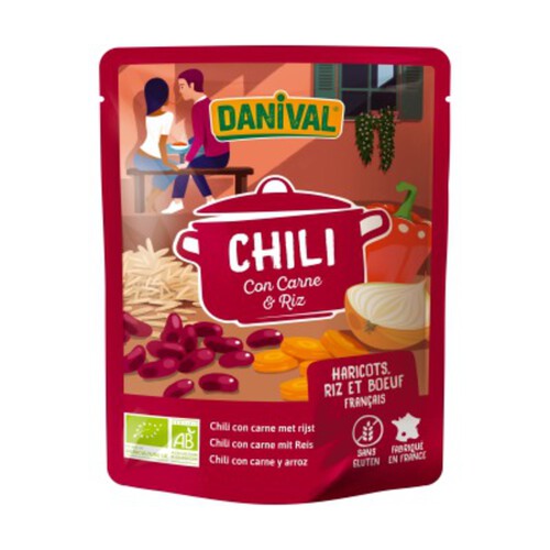 [Par Naturalia] Danival Chili Con Carne & Riz sans gluten Bio 250g