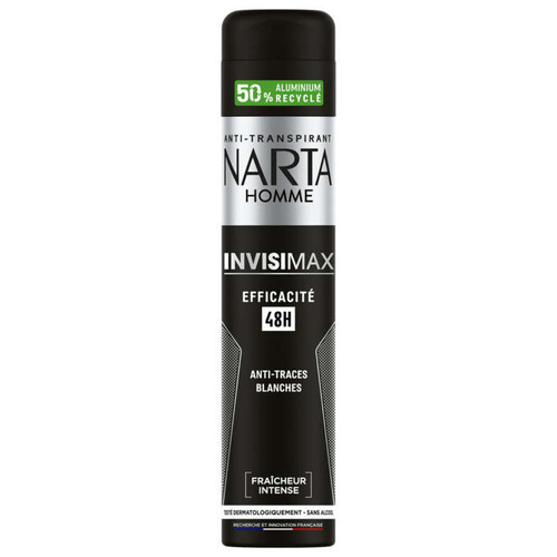 Narta Homme Invisimax Efficacité 48H 200ml