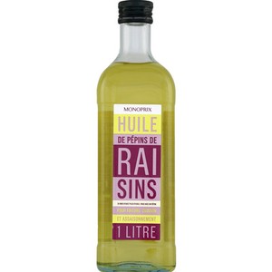 Monoprix Huile De Pépins De Raisins 1L
