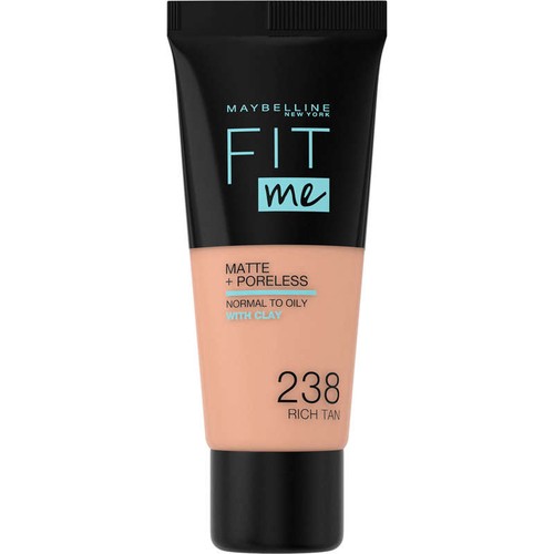 Maybelline New York Fit Me! Fond De Teint Liquide Matte + Poreless Bronze Doré 30 ml