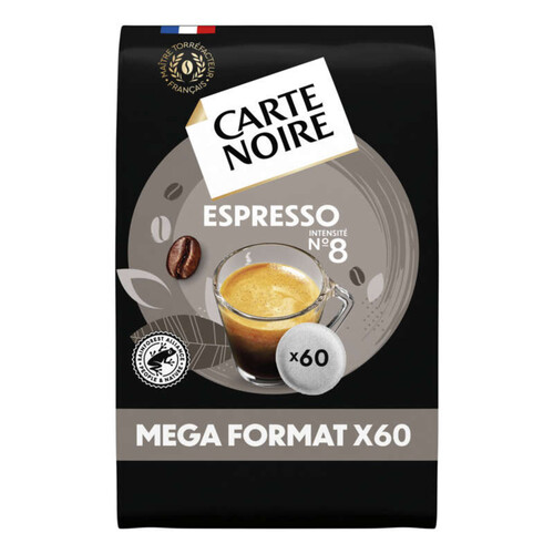 Carte Noire Café Expresso Intensité 8, Extra Format 60 Dosettes 420G