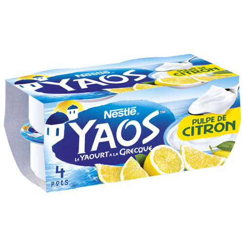 YAOS Yaourt à la Grecque citron 4x125g