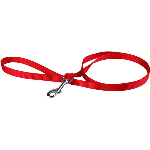 Animalis Laisse Basic 25mm et 100cm pour Chien Rouge