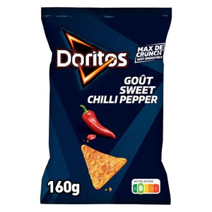 Doritos Chips Tortilla Goût Sweet Chili Pepper 160g