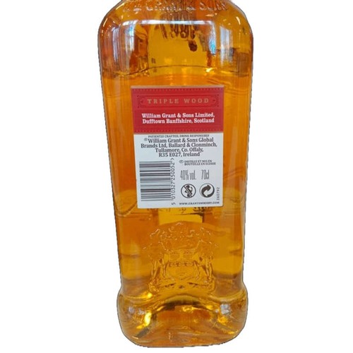 Grant's Whisky Blended Scotch Triple Wood 70cl