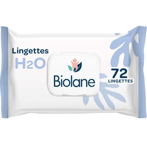 Biolane Lingettes Epaisses H2O Recharge x72