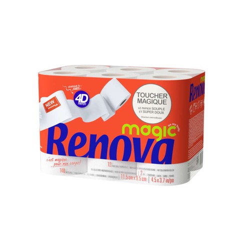 Renova Papier Toilette blanc x12