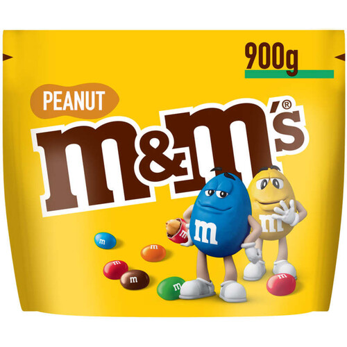 M&M's Cacahuète enrobée de chocolat Pochon 900g