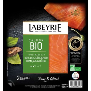 Labeyrie Saumon Fumé Bio 65g