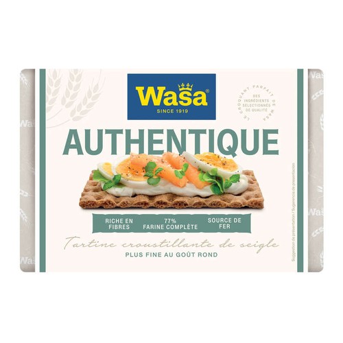 Wasa Biscottes croustillantes authentique 275g