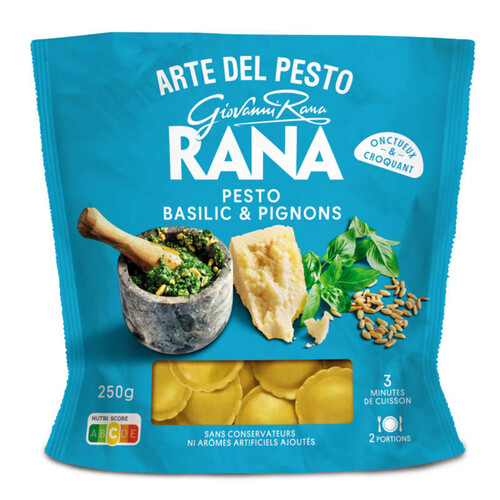 Rana Pâtes Fraiches Girasoli Pesto Basilic et Pignons 250g