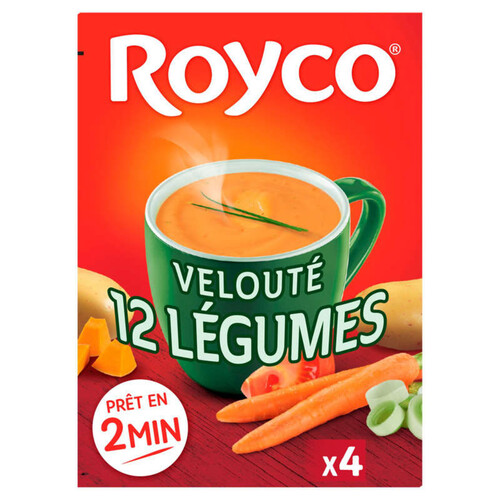 Royco velouté 12 légumes x4 sachets - 800ml