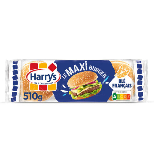 Harry'S Pain Burger Sésame Sesam 510g 