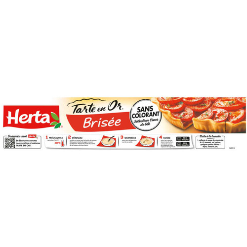 Herta Tarte en Or Pâte Brisée 230g