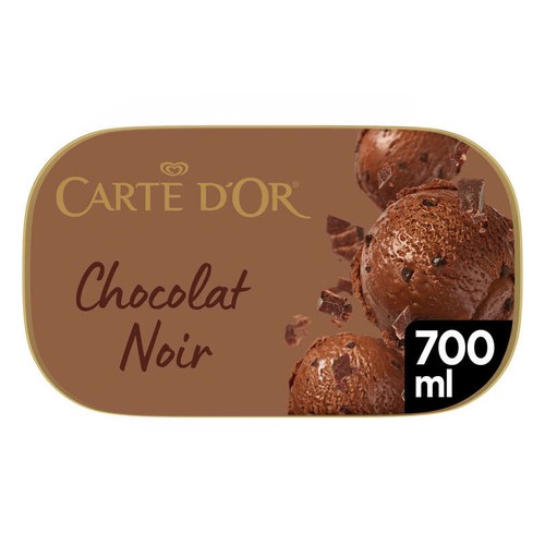Carte D'Or Ice Cream Dessert Chocolat Noir 374g