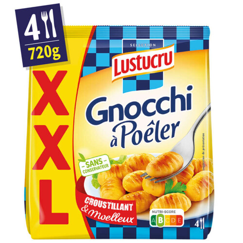 Lustucru gnocchi a poêler format XXL 720g