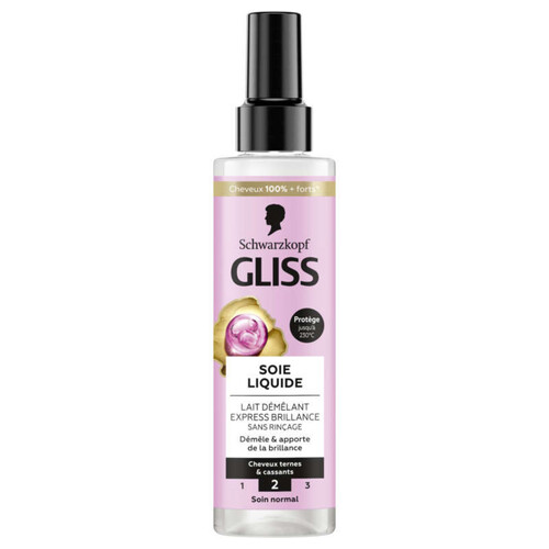 Gliss Après Shampooing Lait Démêlant Soie Liquide 200ml