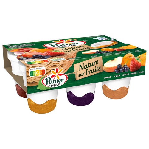 Yoplait Panier de Yaourt aux fruits panachés pots 6x140g