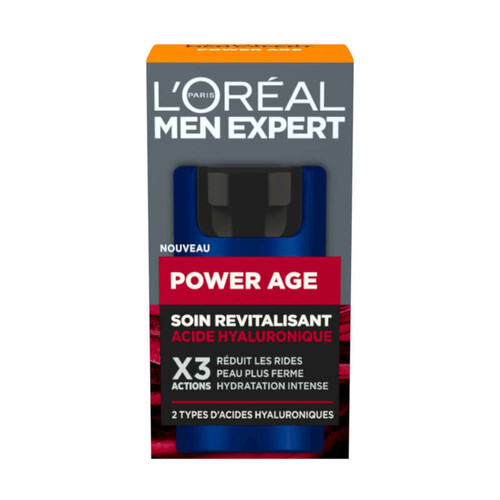 L'Oréal men expert power age soin revitalisant anti-age pour homme 50ml