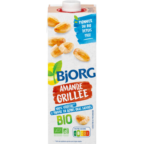 Bjorg Lait d'amande grillée bio 1L