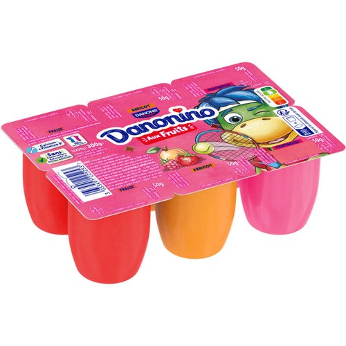 Danonino Petits Suisses Aux Fruits 6x50g