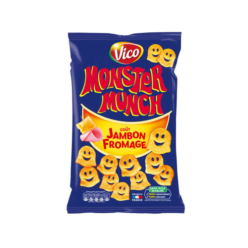 Monster Munch chips jambon/fromage 85g..