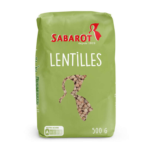 Sabarot Lentilles Verte 500g