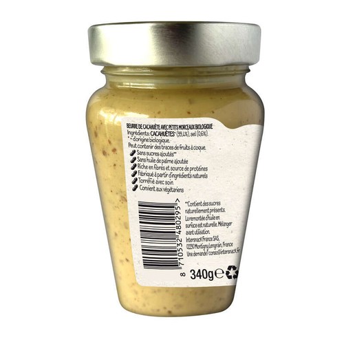 Whole Earth Beurre de cacahuètes Bio crunchy 340g