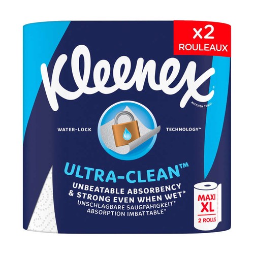 Kleenex Essuie Tout Essuie-Tout Maxi Ultra-Clean x2