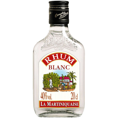 La Martiniquaise Blister Rhum Blanc 40° 20cl