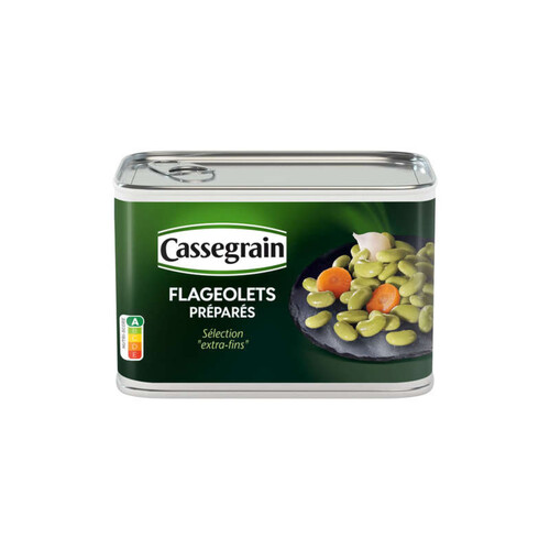 Cassegrain Flageolets Extra-Fins Oignons Et Carottes 465G