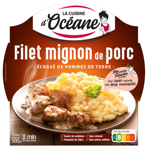 La Cuisine d'Océane Filet Mignon de Porc et écrasé de pomme de terre 300g