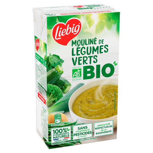 Liebig Mouliné de légumes verts Bio 1 L
