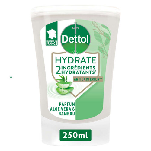 Dettol Recharge Savon Mains Aloe Vera Hydratant 250ml