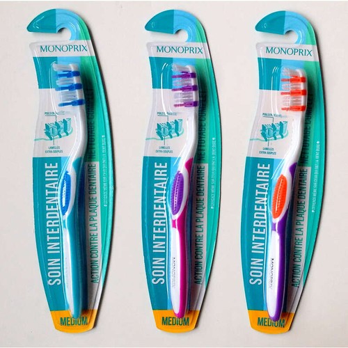 Monoprix Brosse À Dents Medium x1
