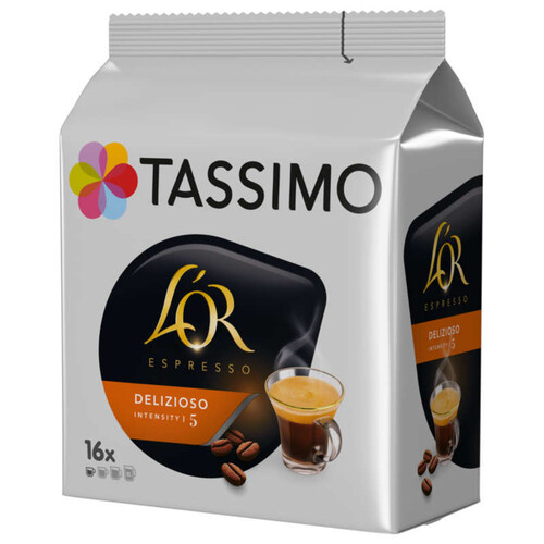 Tassimo Café L'Or Espresso Delizioso dosettes x16 104g