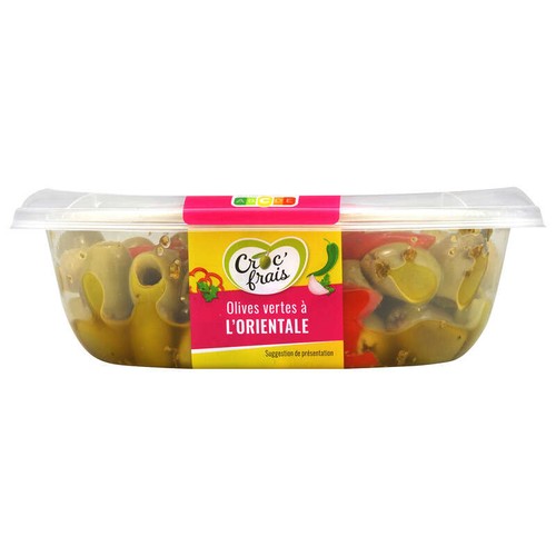 Croc'Frais Olives Dénoyautées À Lorientale 200g